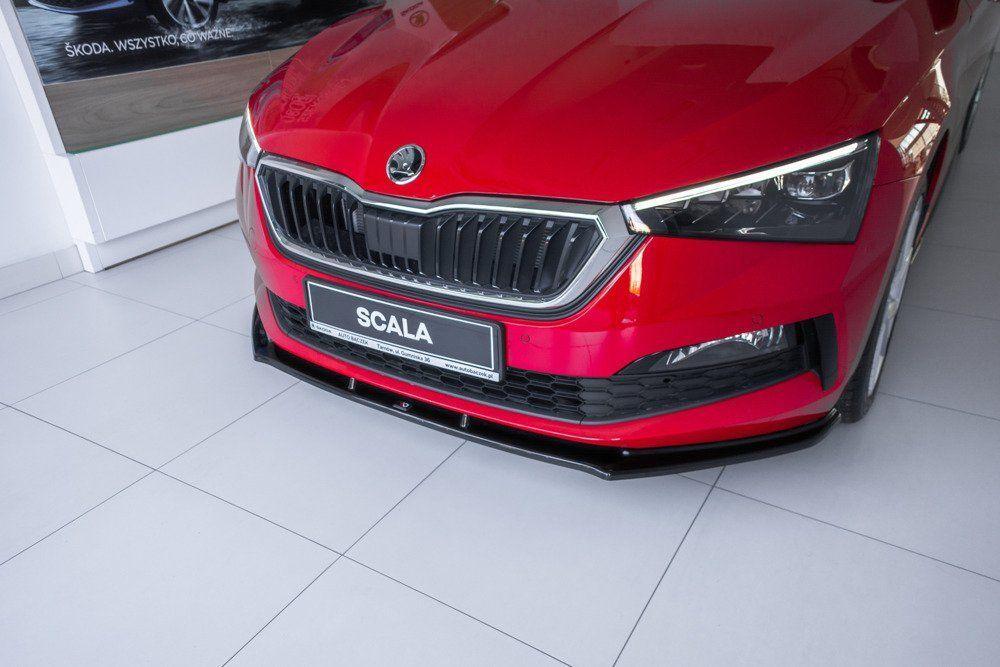 Front Splitter / Cup Schwert / Frontansatz V.1 für Skoda Scala von Maxton Design