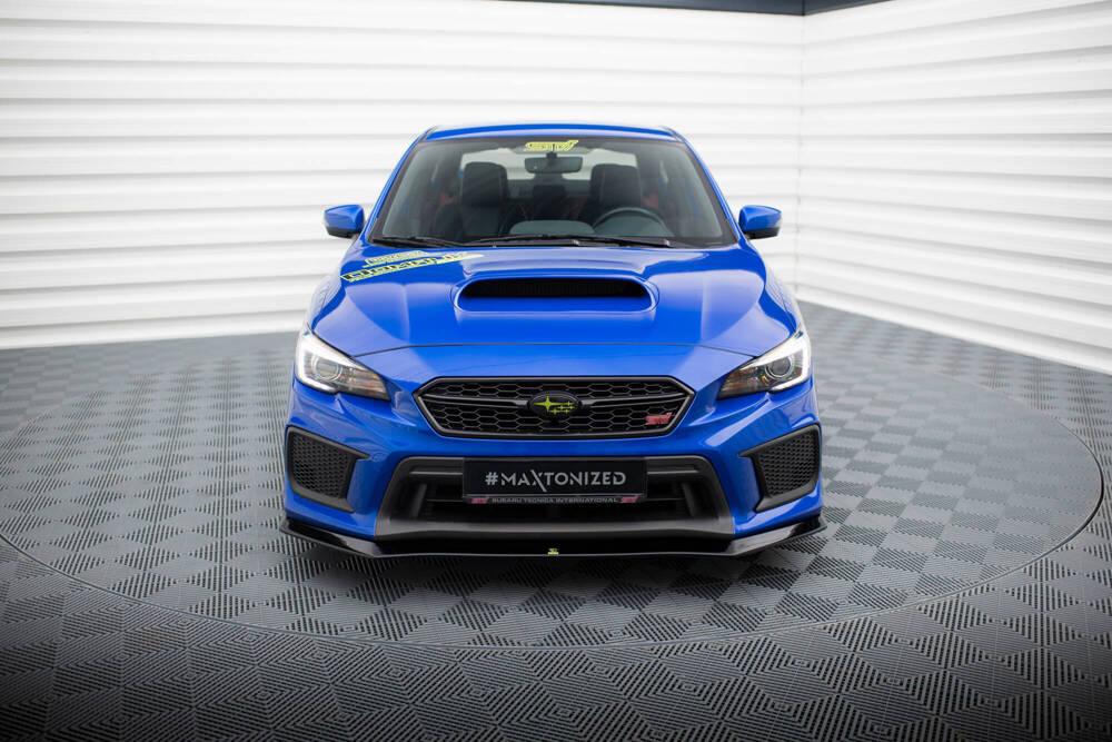 Front Lippe / Front Splitter / Frontansatz V.1 für Subaru WRX STI Facelift von Maxton Design