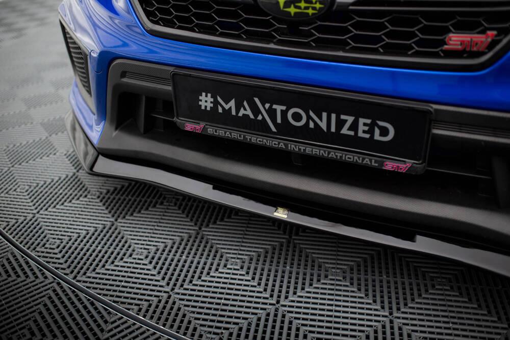 Front Lippe / Front Splitter / Frontansatz V.1 für Subaru WRX STI Facelift von Maxton Design