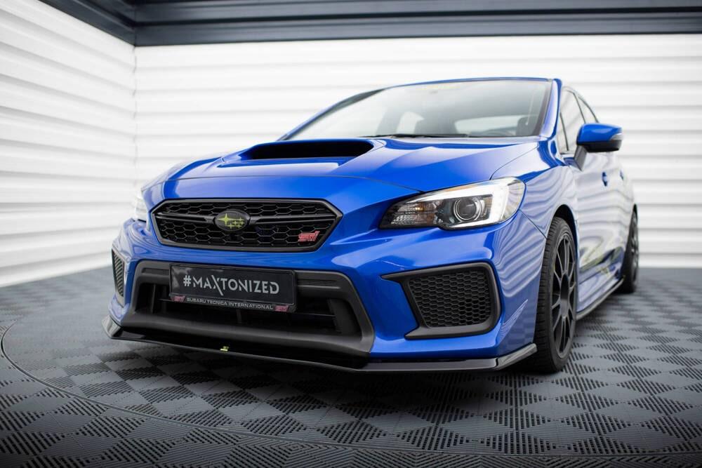 Front Lippe / Front Splitter / Frontansatz V.1 für Subaru WRX STI Facelift von Maxton Design