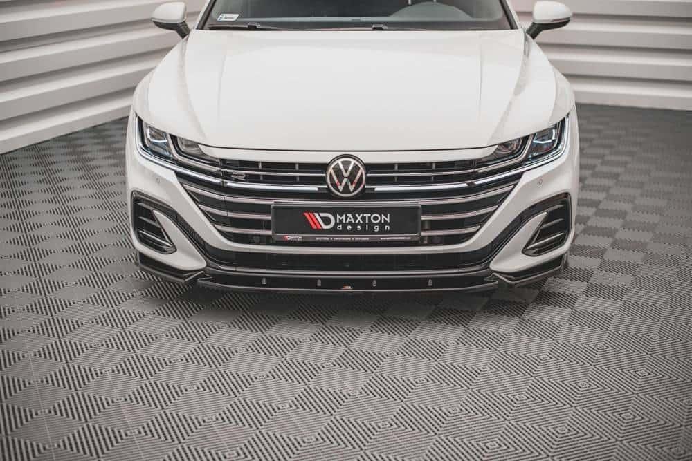 Front Splitter / Cup Schwert / Frontansatz V.1 für VW Arteon R-Line Facelift 3H von Maxton Design