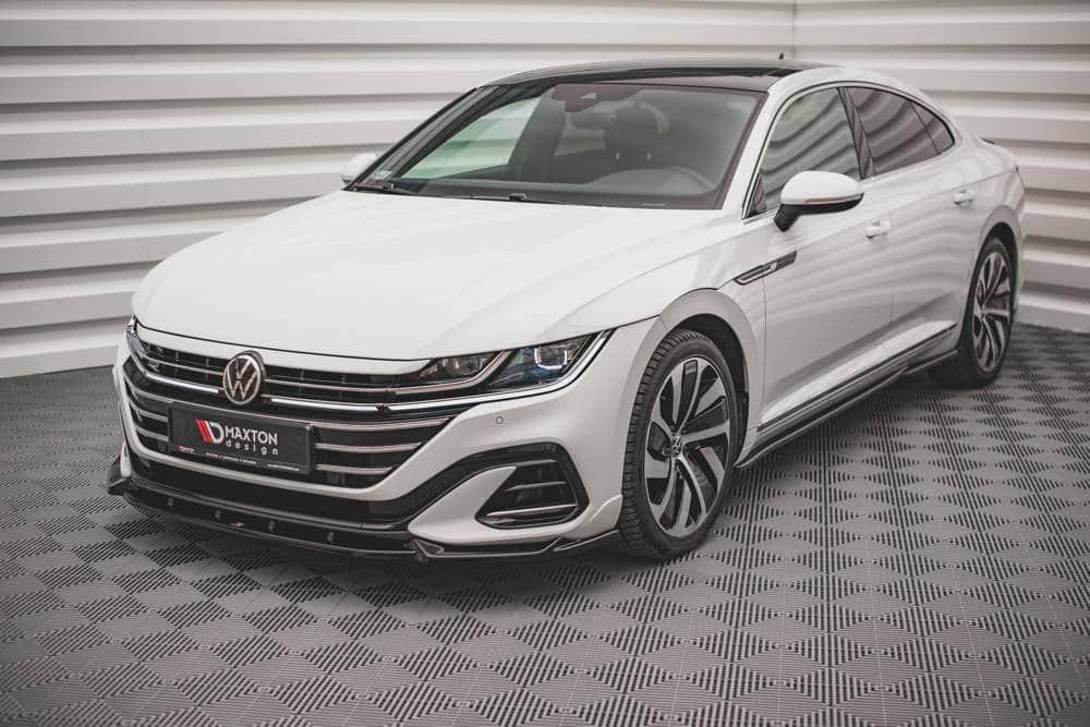 Front Splitter / Cup Schwert / Frontansatz V.1 für VW Arteon R-Line Facelift 3H von Maxton Design