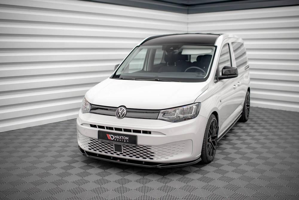 Front Lippe / Front Splitter / Frontansatz V.1 für VW Caddy SB von Maxton Design