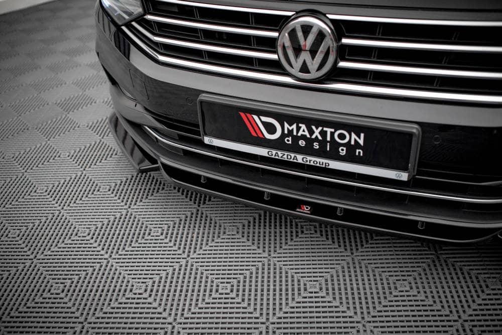 Front Splitter / Cup Schwert / Frontansatz V.1 für VW Passat B8 Facelift von Maxton Design