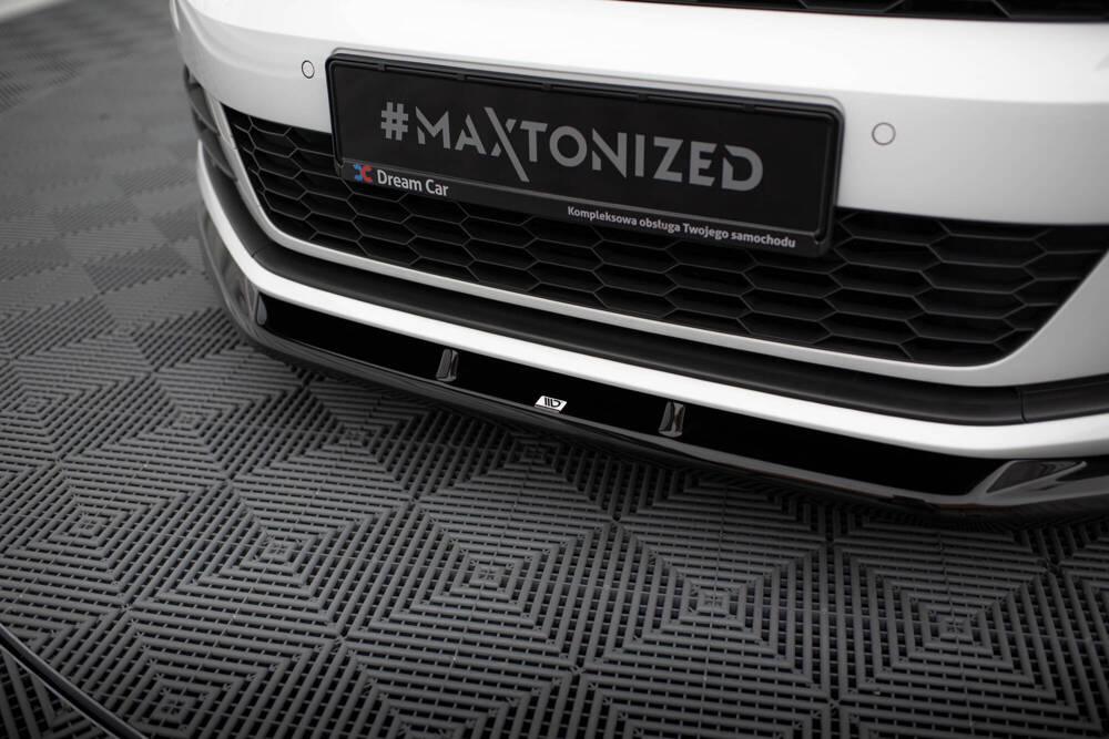 Front Lippe / Front Splitter / Frontansatz V.4 für Mercedes-Benz A45 AMG W176 von Maxton Design