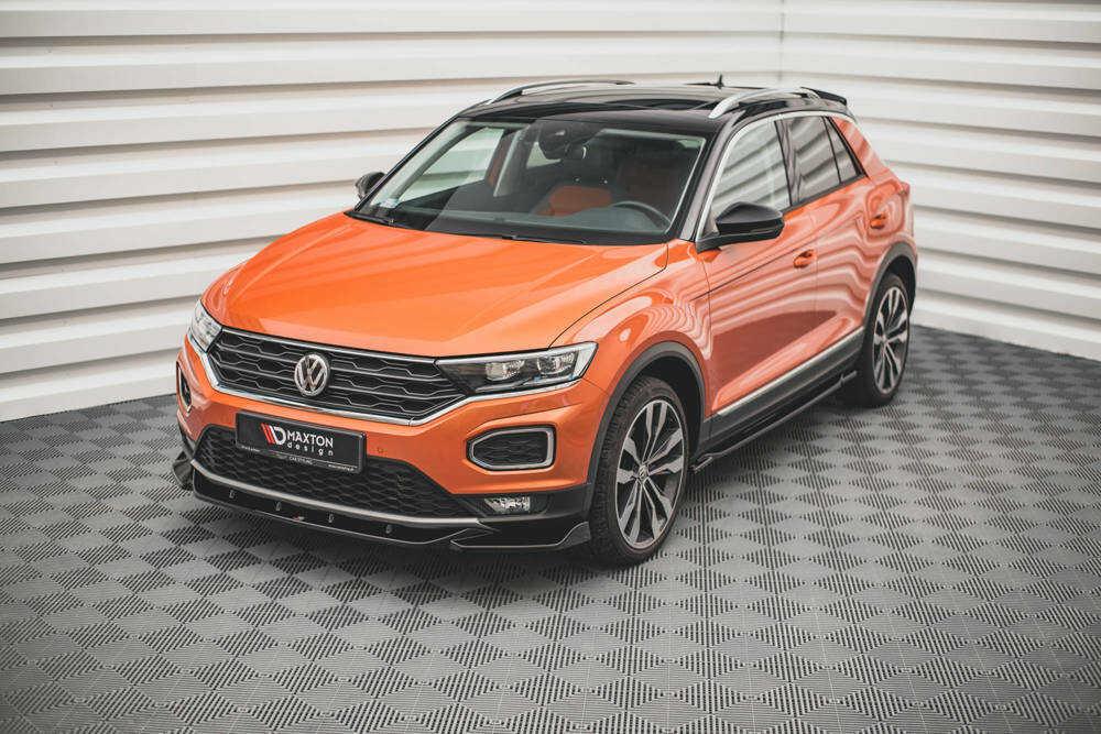 Front Splitter / Cup Schwert / Frontansatz V.1 für VW T-Roc A11 von Maxton Design