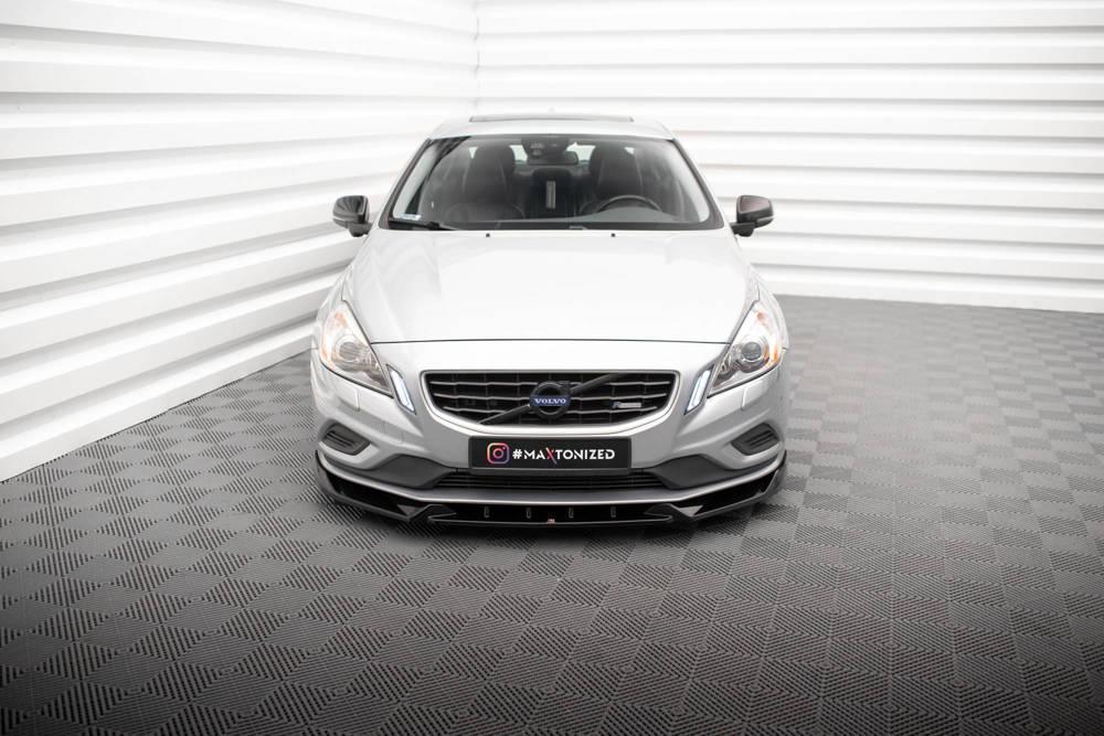 Front Lippe / Front Splitter / Frontansatz V.1 für Volvo S60 R-Design Y20 von Maxton Design