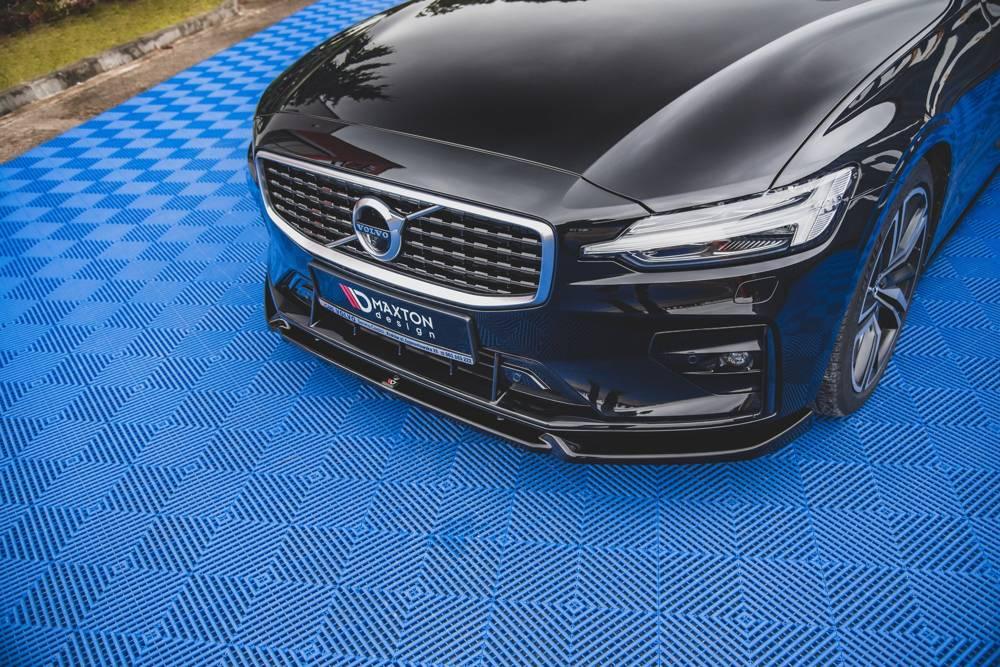 Front Splitter / Cup Schwert / Frontansatz V.1 für Volvo V60/S60 R-Design SPA von Maxton Design