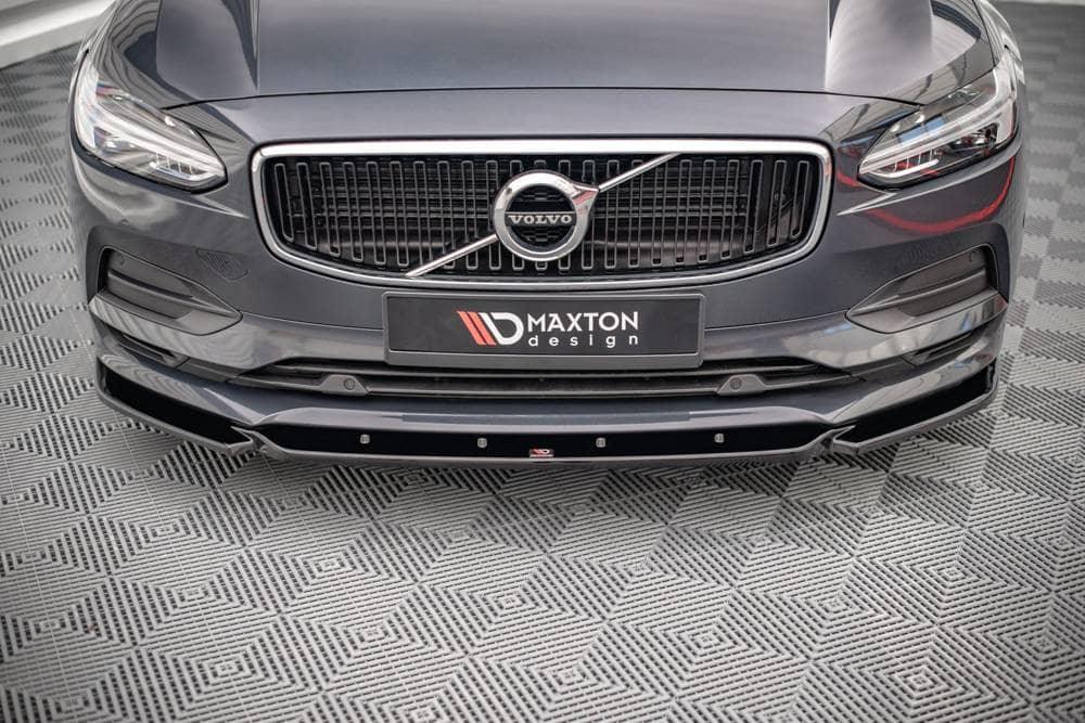 Front Splitter / Cup Schwert / Frontansatz V.1 für Volvo V90 SPA von Maxton Design