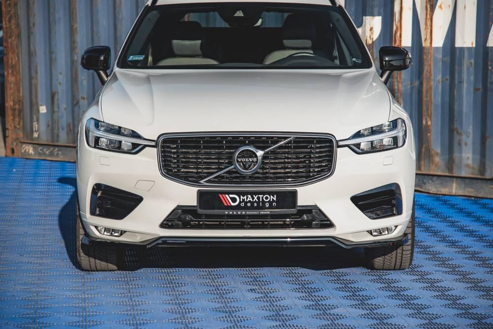 Front Splitter / Cup Schwert / Frontansatz V.1 für Volvo XC60 R-Design SPA von Maxton Design