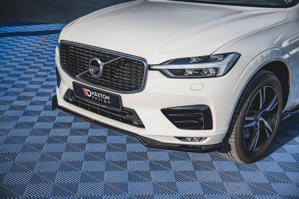 Front Splitter / Cup Schwert / Frontansatz V.1 für Volvo XC60 R-Design SPA von Maxton Design