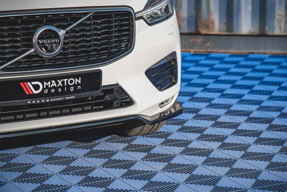 Front Splitter / Cup Schwert / Frontansatz V.1 für Volvo XC60 R-Design SPA von Maxton Design