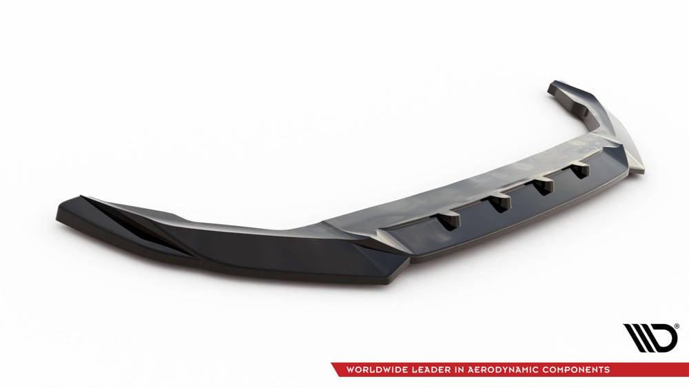 Front Lippe / Front Splitter / Frontansatz V.1 für Volvo XC90 R-Design MK2 Facelift von Maxton Design