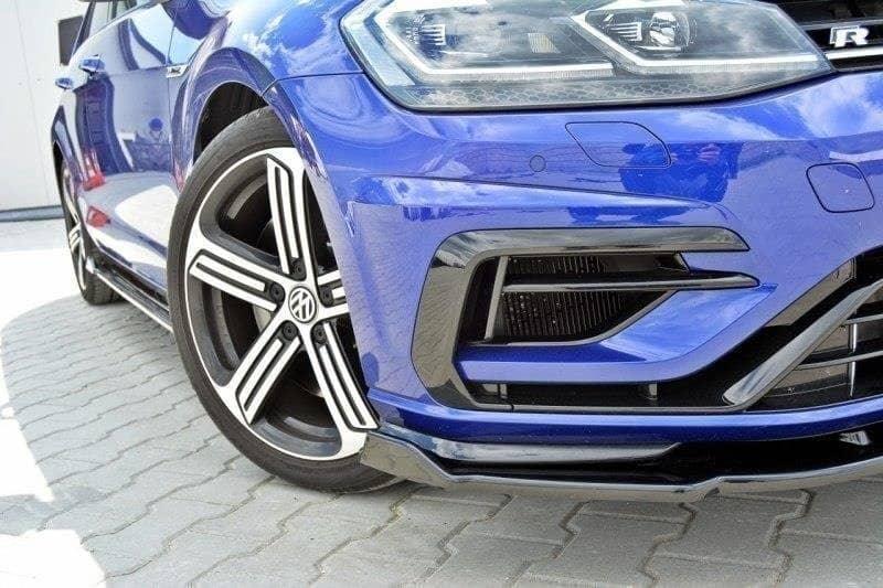 Front Splitter / Cup Schwert / Frontansatz V.1 für VW Golf 7 R-Line Facelift von Maxton Design