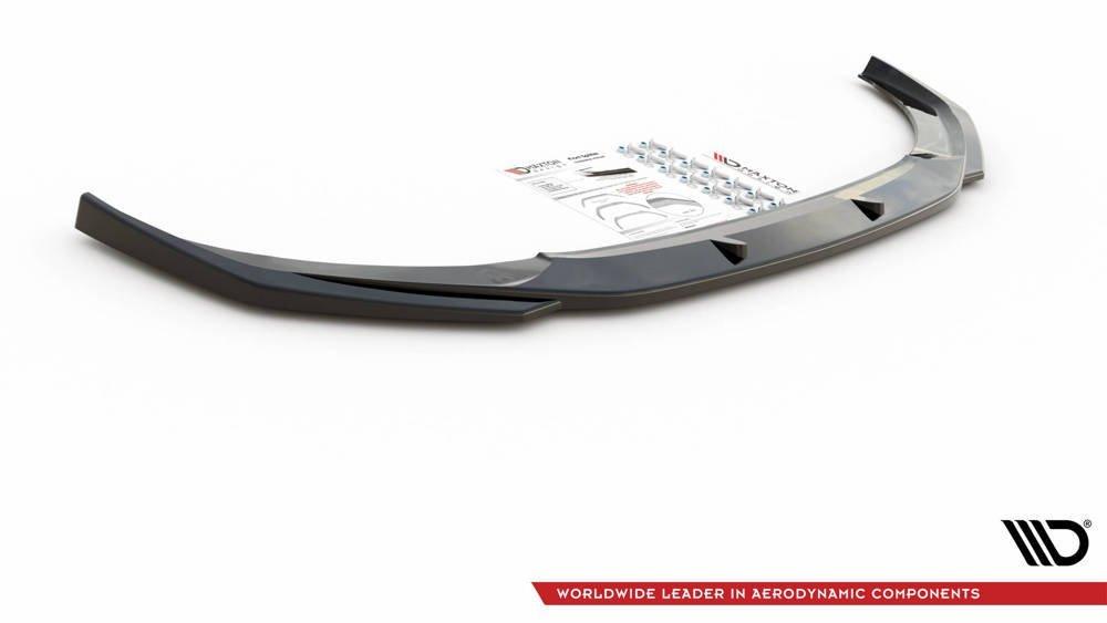 Front Splitter / Cup Schwert / Frontansatz V.2 für Audi A1 S-Line GB von Maxton Design