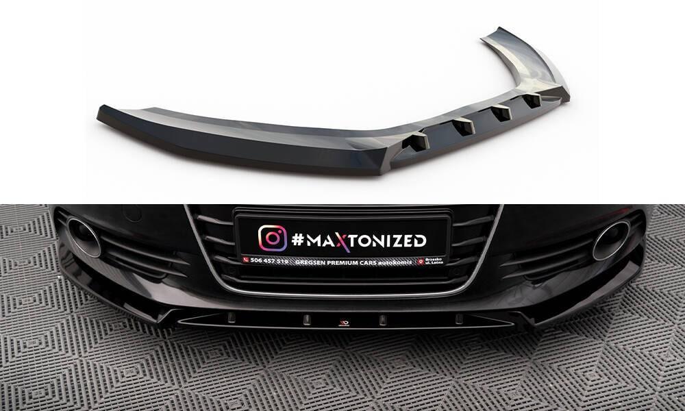 Front Lippe / Front Splitter / Frontansatz V.4 für Audi A4 S-Line B8 Facelift von Maxton Design