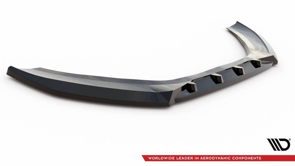 Front Lippe / Front Splitter / Frontansatz V.4 für Audi A4 S-Line B8 Facelift von Maxton Design