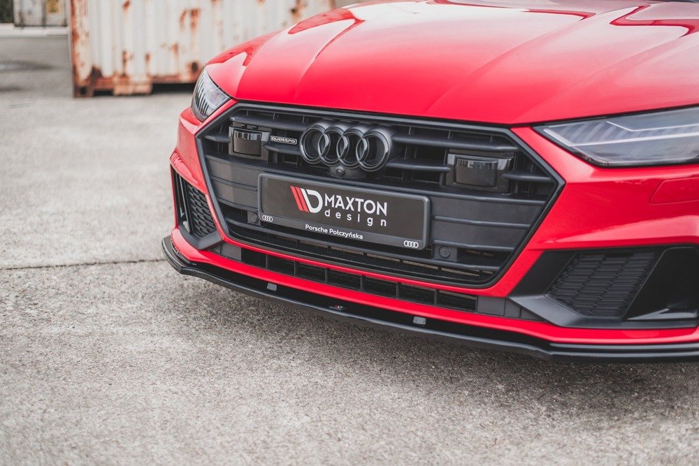 Front Lippe / Front Splitter / Frontansatz V.2 für Audi S7 C8 von Maxton Design