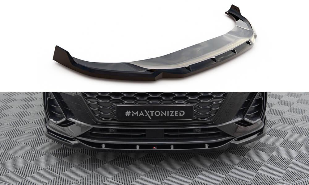 Front Lippe / Front Splitter / Frontansatz V.2 für Audi Q3 F3 Sportback von Maxton Design