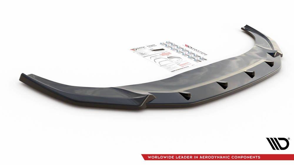 Front Splitter / Cup Schwert / Frontansatz V.2 für Audi Q3 Sportback S-Line von Maxton Design