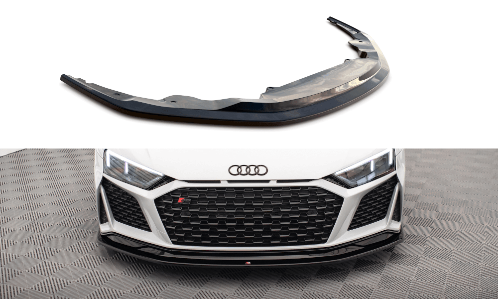 Front Lippe / Front Splitter / Frontansatz V.2 für Audi R8 MK2 Facelift von Maxton Design