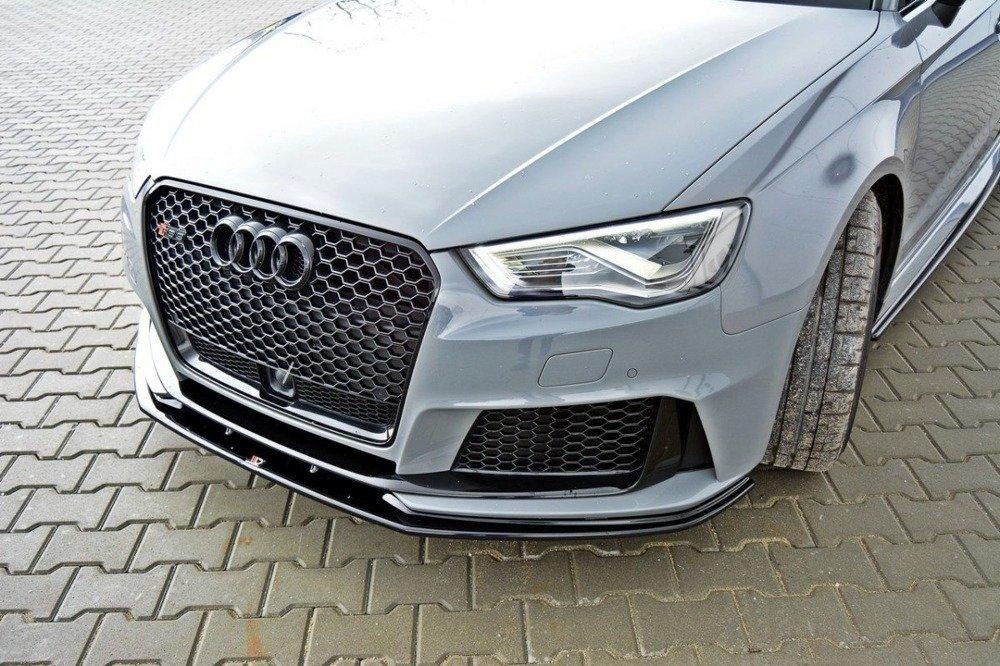 Front Splitter / Cup Schwert / Frontansatz V.2 für Audi RS3 8V Sportback von Maxton Design