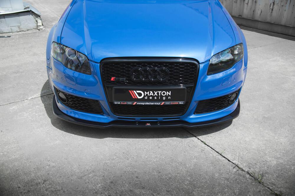 Front Lippe / Front Splitter / Frontansatz V.2 für Audi RS4 B7 von Maxton Design