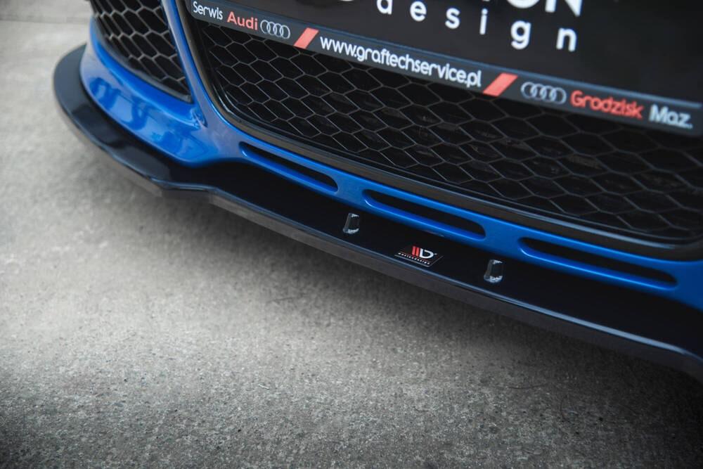 Front Lippe / Front Splitter / Frontansatz V.2 für Audi RS4 B7 von Maxton Design