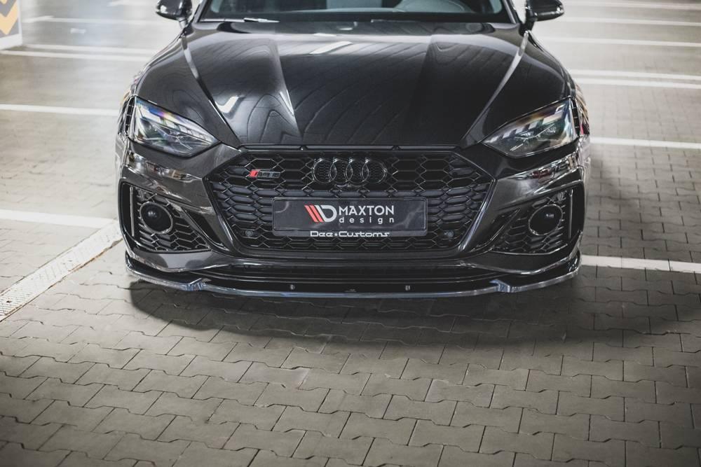 Front Splitter / Cup Schwert / Frontansatz V.2 für Audi RS5 F5 Facelift von Maxton Design