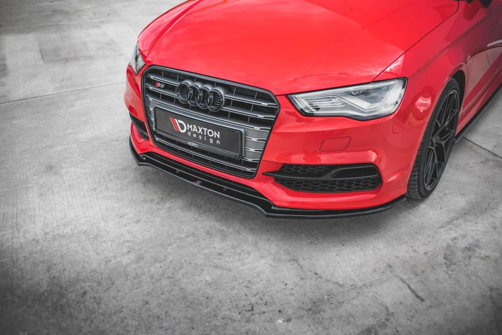 Front Splitter / Cup Schwert / Frontansatz V.2 für Audi S3 8V von Maxton Design