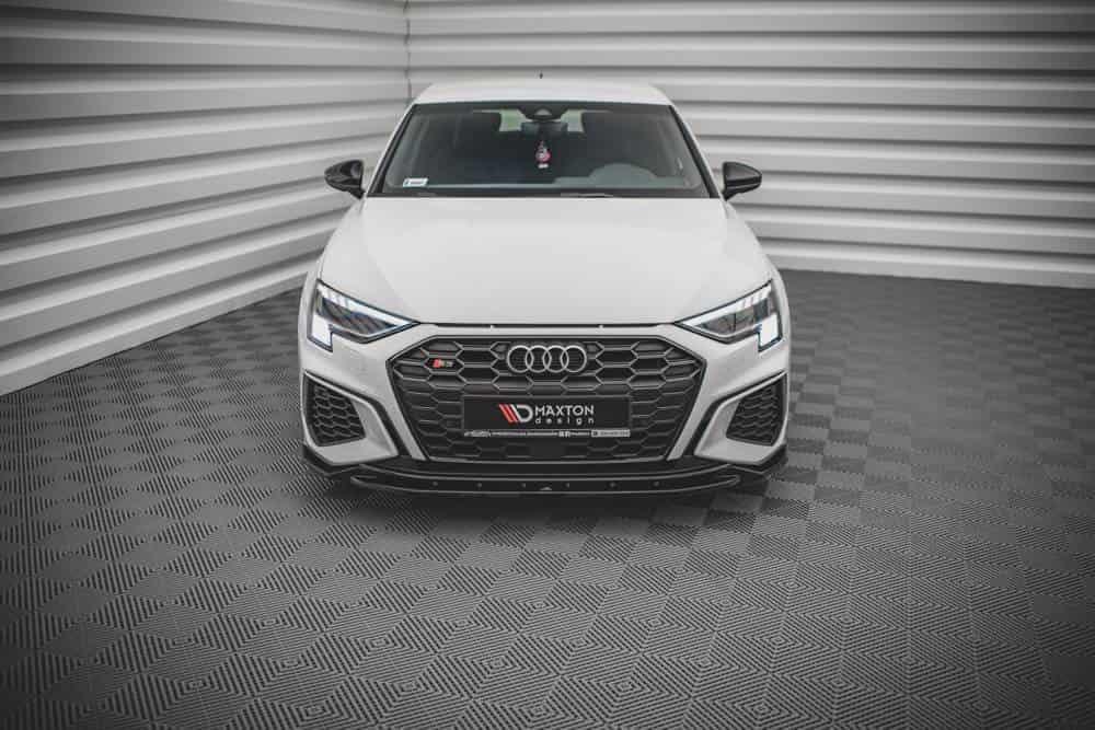 Front Diffusor / Front Splitter / Cup Schwert / Frontansatz V.2 für Audi A3 S-Line 8Y von Maxton Design