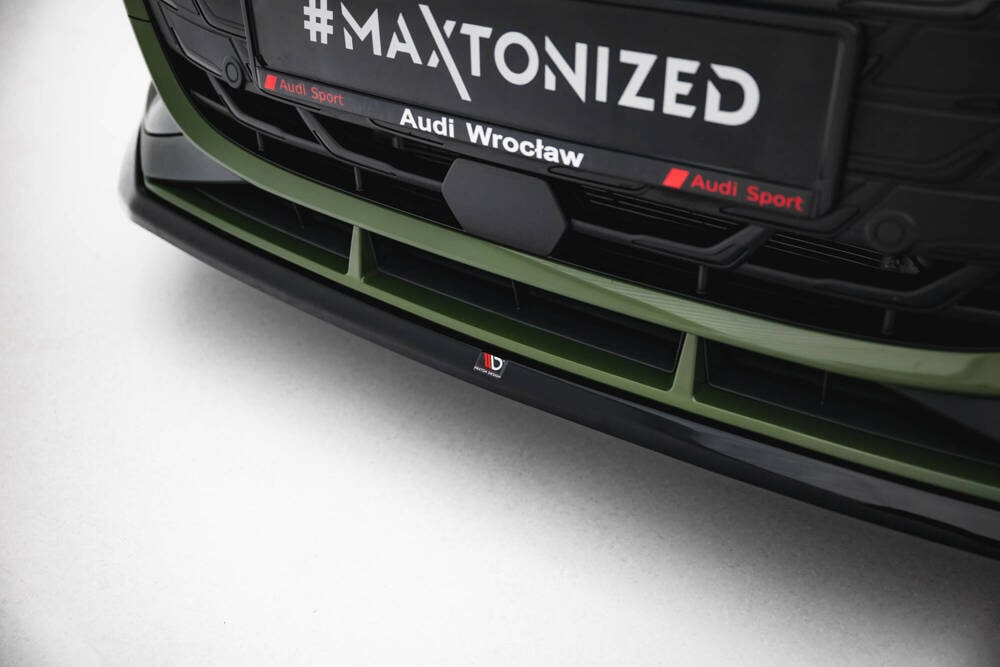 Front Lippe / Front Splitter / Frontansatz V.2 für Audi A3 S-Line 8Y Facelift von Maxton Design