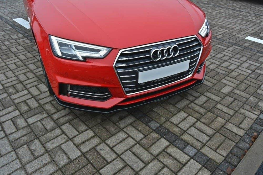 Front Splitter / Cup Schwert / Frontansatz V.2 für Audi S4 B9 von Maxton Design