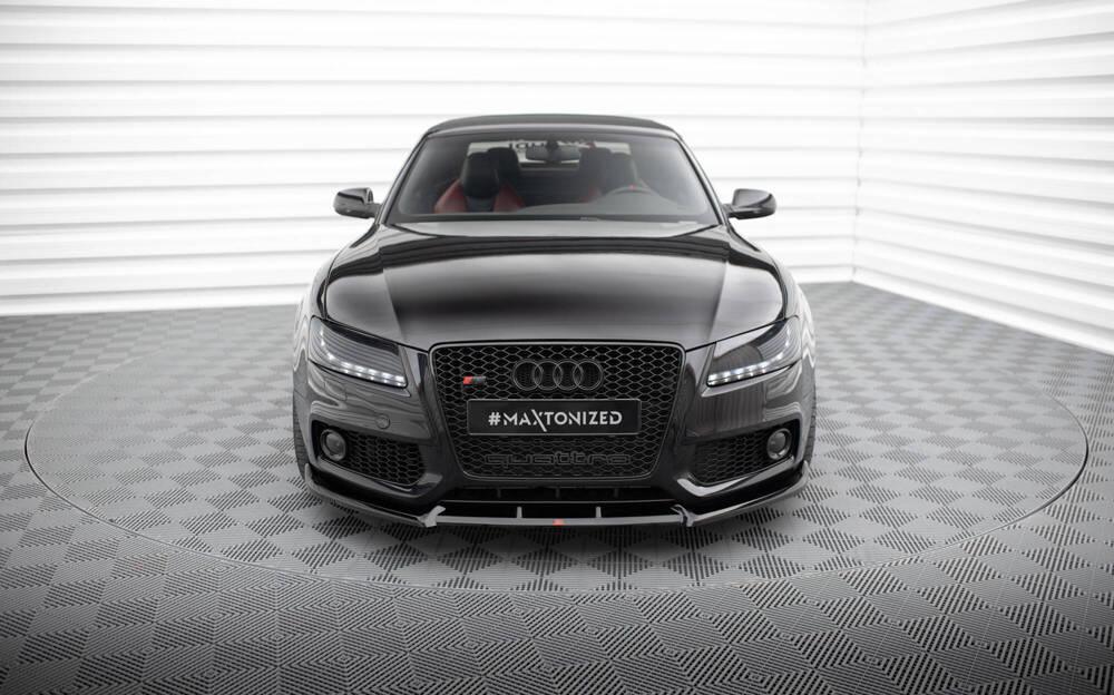 Front Lippe / Front Splitter / Frontansatz V.2 für Audi A5 S-Line / S5 8T von Maxton Design