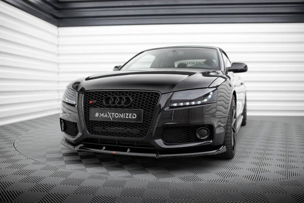 Front Lippe / Front Splitter / Frontansatz V.2 für Audi A5 S-Line / S5 8T von Maxton Design