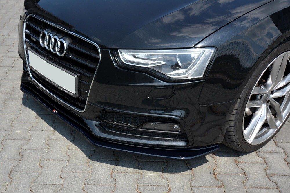 Front Splitter / Cup Schwert / Frontansatz V.2 für Audi A5 S-Line / S5 8T Facelift von Maxton Design