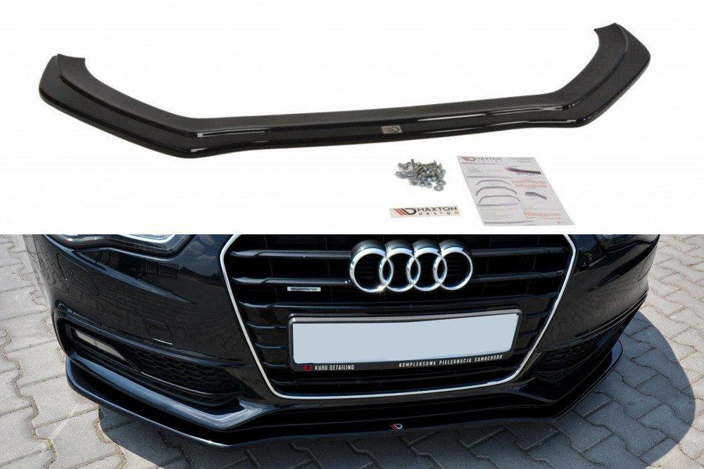 Front Splitter / Cup Schwert / Frontansatz V.2 für Audi A5 S-Line / S5 8T Facelift von Maxton Design