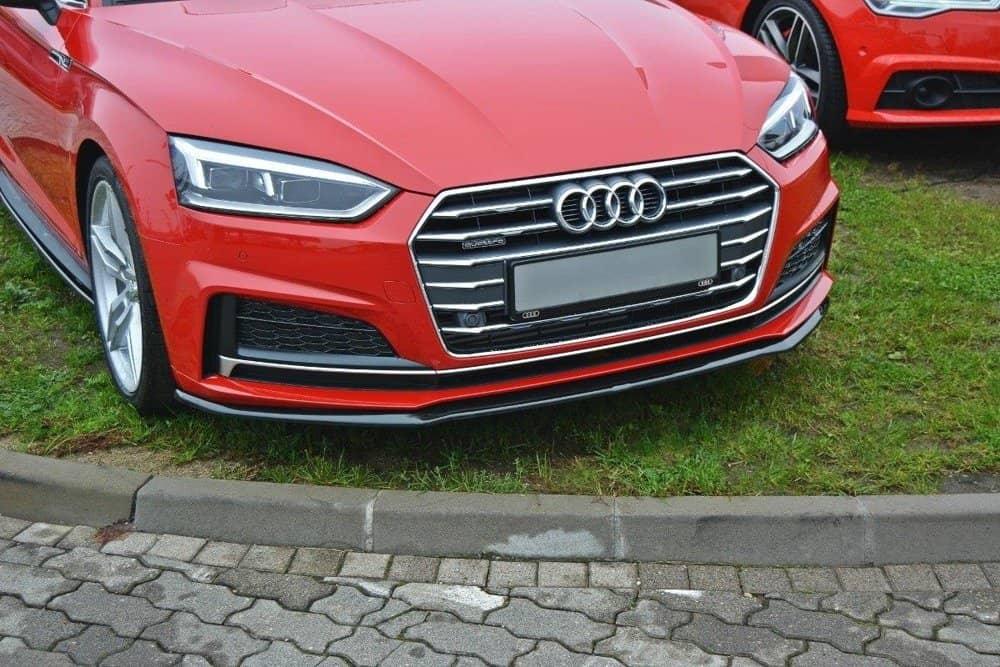 Front Splitter / Cup Schwert / Frontansatz V.2 für Audi S5 F5 von Maxton Design