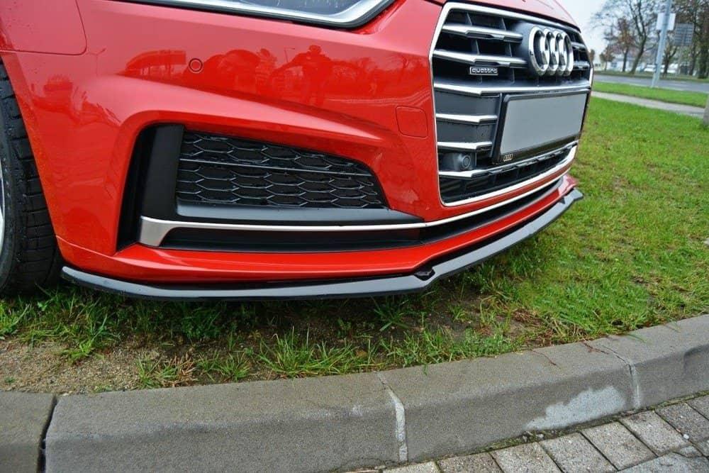 Front Splitter / Cup Schwert / Frontansatz V.2 für Audi S5 F5 von Maxton Design