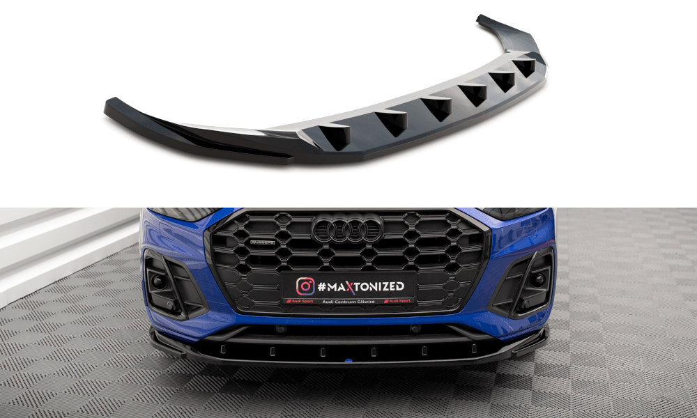 Front Lippe / Front Splitter / Frontansatz V.2 für Audi SQ5 FY Facelift von Maxton Design