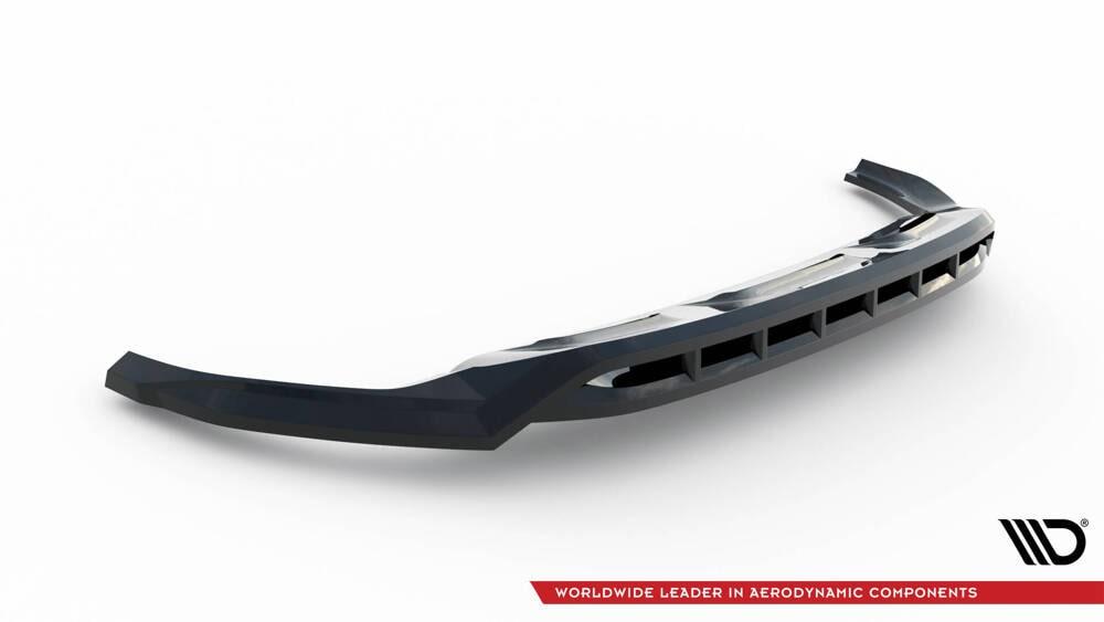 Front Lippe / Front Splitter / Frontansatz V.2 für Audi Q8 S-Line 4M von Maxton Design