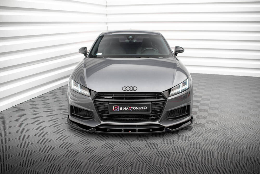 Front Lippe / Front Splitter / Frontansatz V.2 für Audi TT S-Line / TTS 8S von Maxton Design