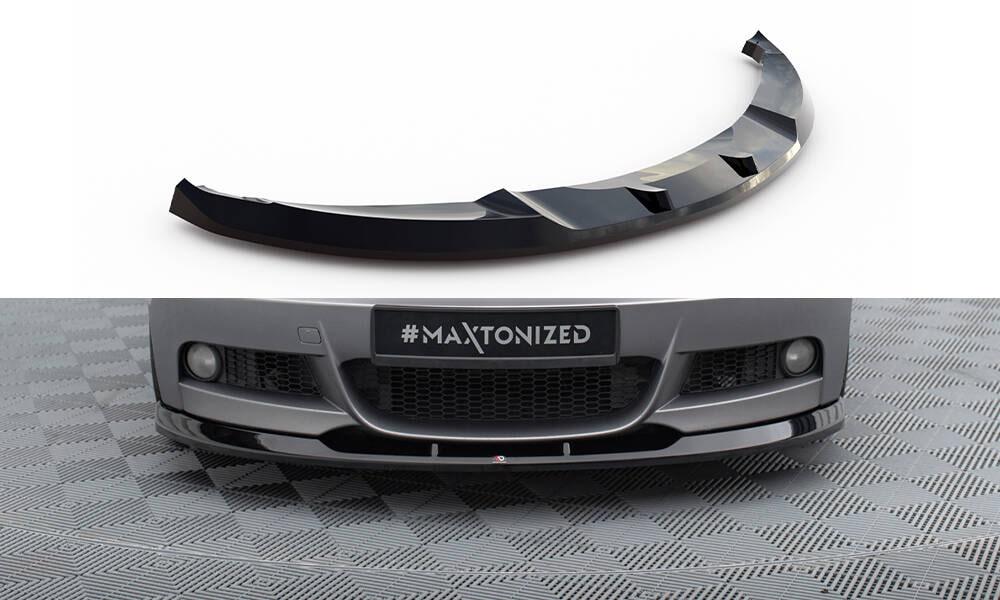 Front Lippe / Front Splitter / Frontansatz V.2 für BMW 1er E82 M-Paket von Maxton Design