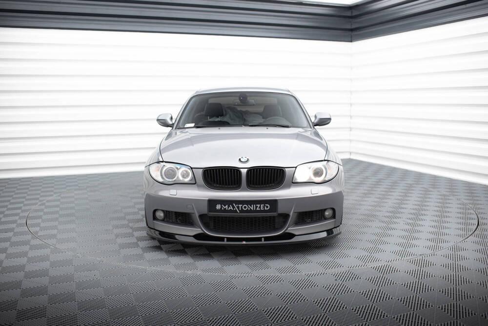 Front Lippe / Front Splitter / Frontansatz V.2 für BMW 1er E82 M-Paket von Maxton Design