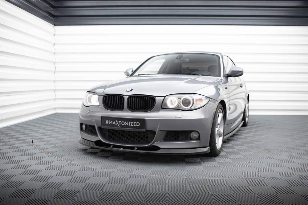 Front Lippe / Front Splitter / Frontansatz V.2 für BMW 1er E82 M-Paket von Maxton Design