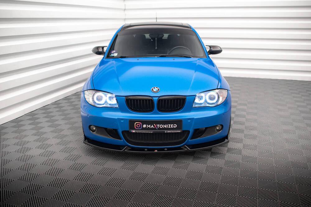 Front Lippe / Front Splitter / Frontansatz V.2 für BMW 1er E87 M-Paket Facelift von Maxton Design