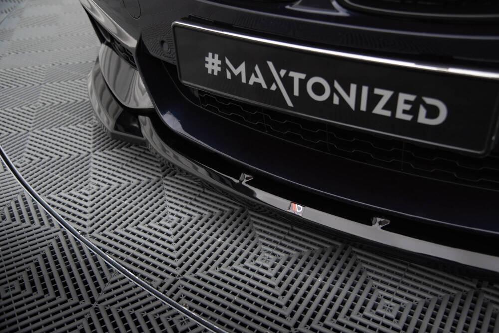 Front Lippe / Front Splitter / Frontansatz V.2 für BMW 4er Gran Coupe F36 M-Paket von Maxton Design