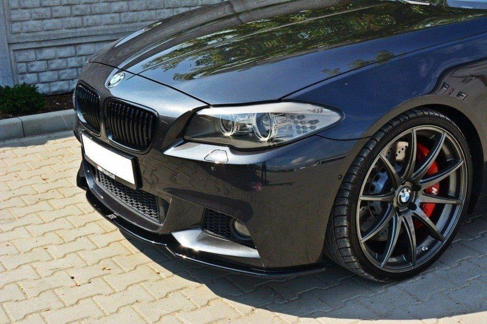 Front Splitter / Cup Schwert / Frontansatz V.2 für BMW 5 F10/ F11/ M-Paket von Maxton Design