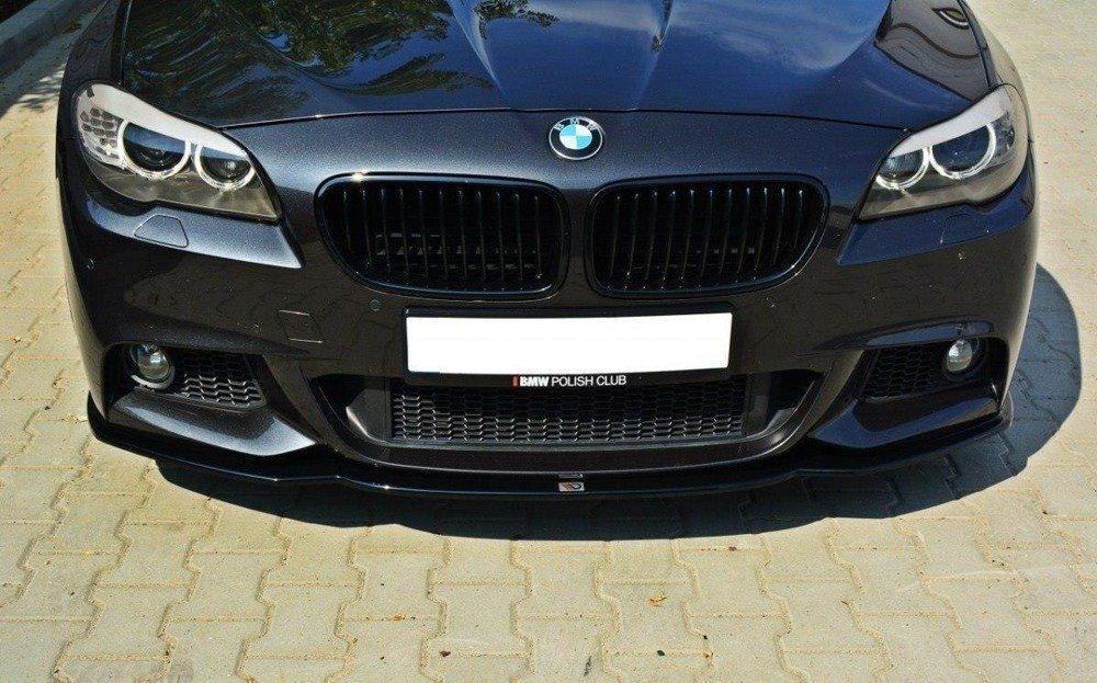 Front Splitter / Cup Schwert / Frontansatz V.2 für BMW 5 F10/ F11/ M-Paket von Maxton Design