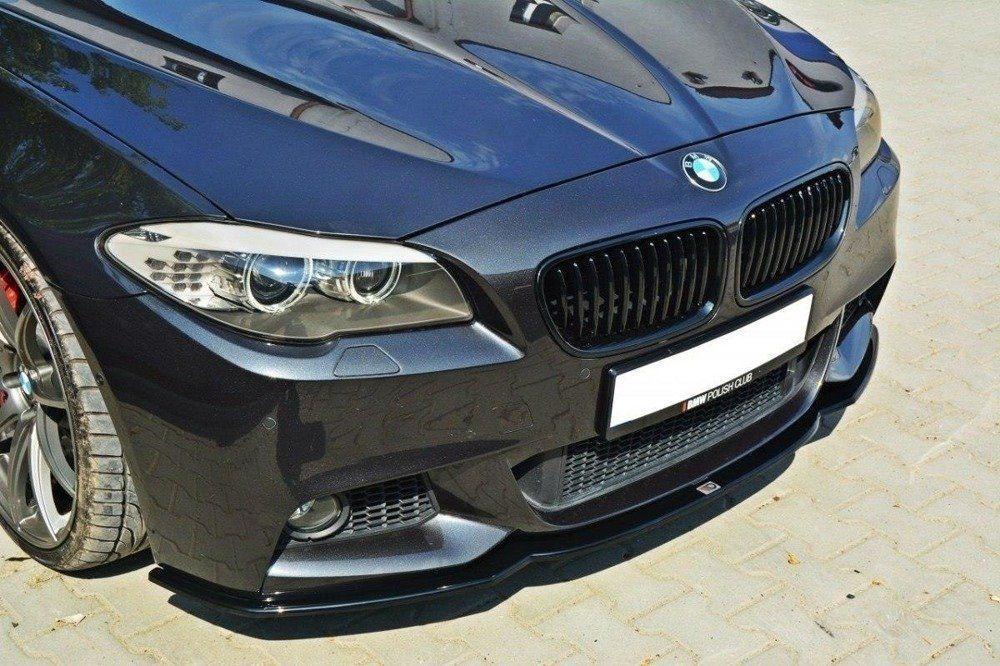 Front Splitter / Cup Schwert / Frontansatz V.2 für BMW 5 F10/ F11/ M-Paket von Maxton Design